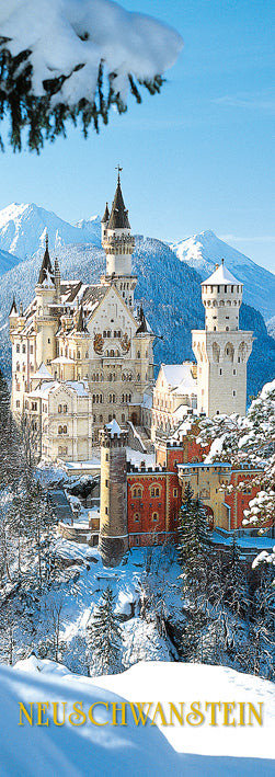 Magnet Schloss Neuschwanstein Winter – Vertikales Format für Ihre Sammlung | Jetzt kaufen!