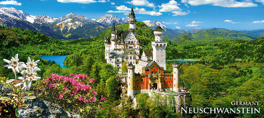 Magnet Schloss Neuschwanstein – Souvenir mit Berg- & Seeblick aus Germany