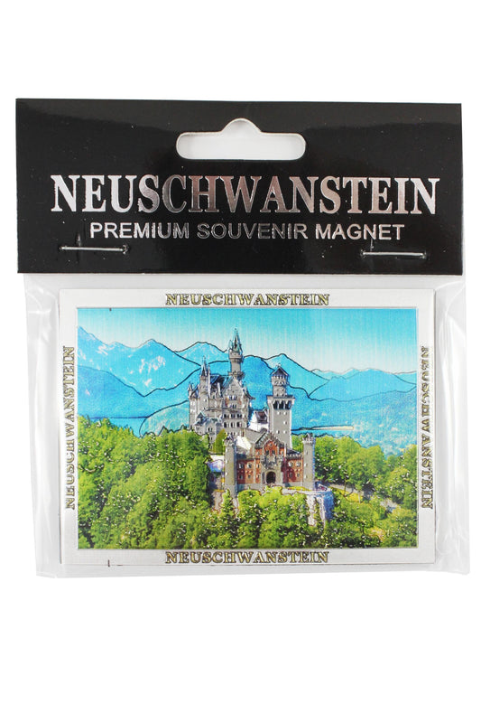 Magnet Schloss Neuschwanstein Silber