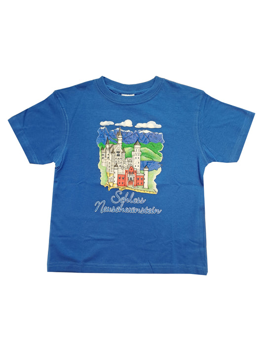 T-Shirt mit kurzem Arm Schloss Neuschwanstein