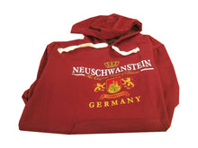 Lade das Bild in den Galerie-Viewer, Hoodie Leones Granate Deutschland-Germany and Crown
