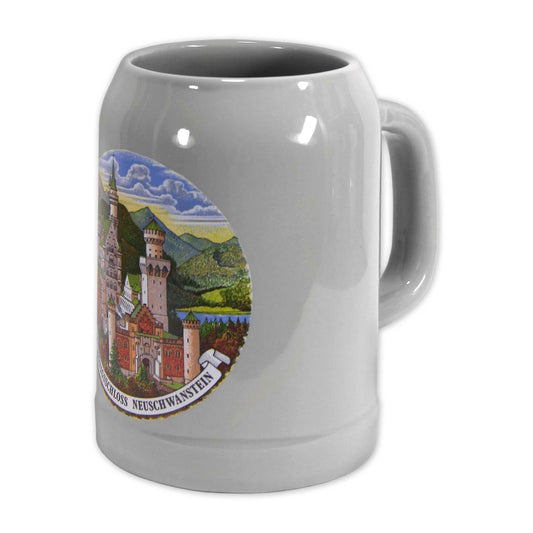 Steinzeugseidl mit Schloss Neuschwanstein 500ml – Exklusives Souvenir aus Bayern