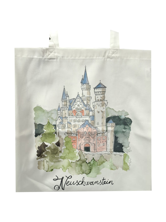 Einkaufstasche Schloss Neuschwanstein – Praktische Tasche mit majestätischem Design