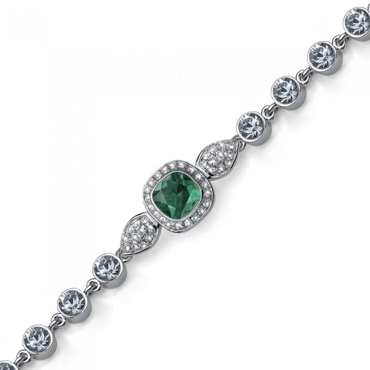 Oliver Weber Bracelet Fire Emerald Green