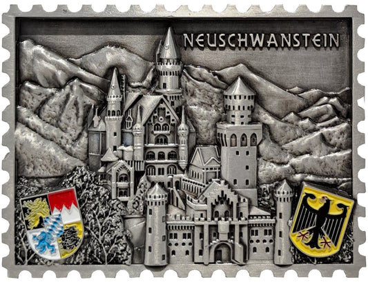 Magnet Briefmarke Schloss Neuschwanstein