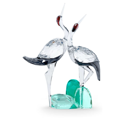 SWAROVSKI Figur Among Blue Mountains Singing Cranes - Elegantes Ornament