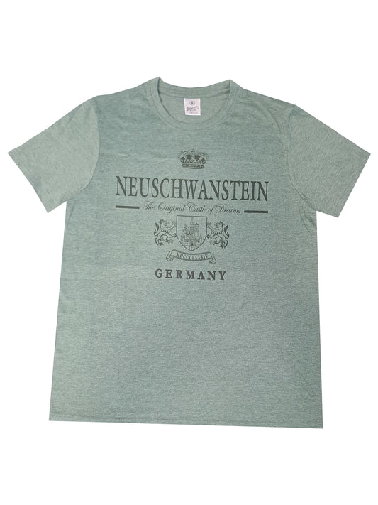 T-Shirt mit kurzem Arm Schloss Neuschwanstein