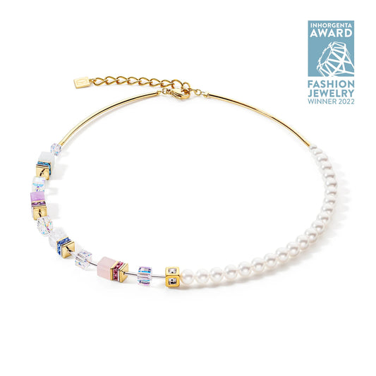 COEUR DE LION Halskette Multicolor Pastell Precious Fusion Pearls