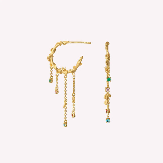 byBiehl Ohrring Jungle Ivy Hoops mini colors