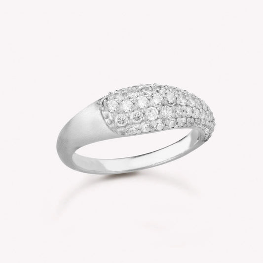 byBiehl Ring Silber - Ocean Flow Sparkle Ring