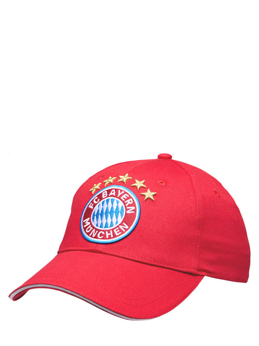 FC Bayern Baseballcap Logo Rot