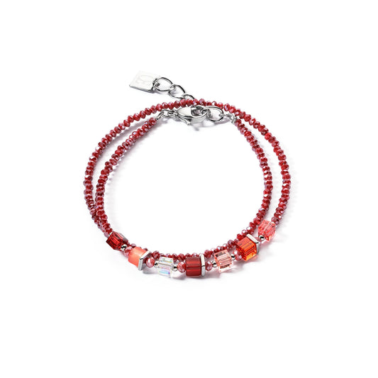 COEUR DE LION Armband Rot Joyful Colours Wrap