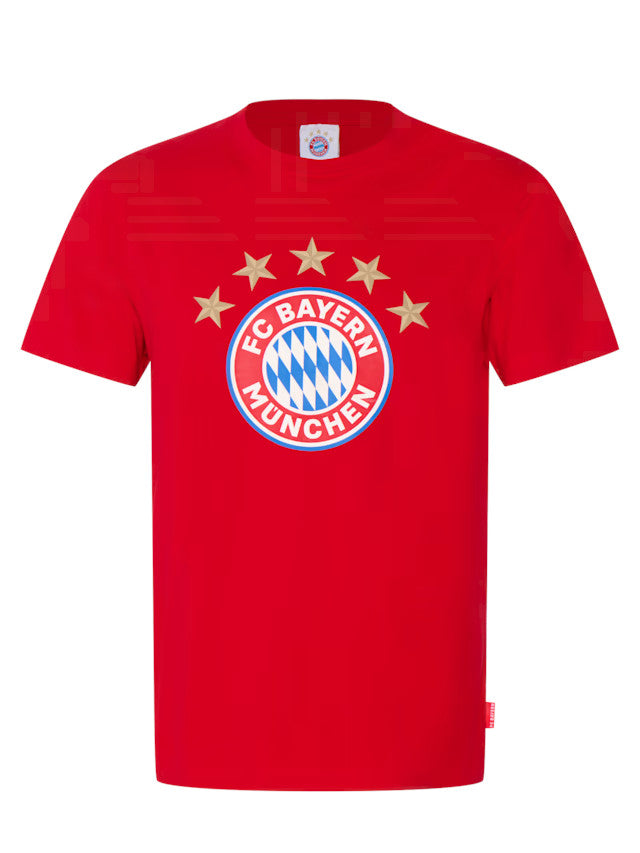 FC Bayern T-Shirt Rot mit Logo – Offizielles Fan-Shirt | Allgäu Online Shop