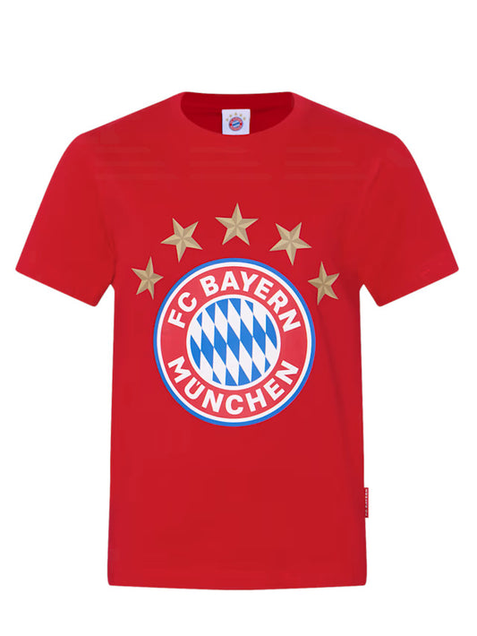 FC Bayern T-Shirt Rot Kids Kurzarm