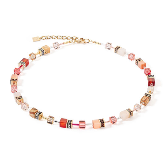 COEUR DE LION Collier Rot-Beige