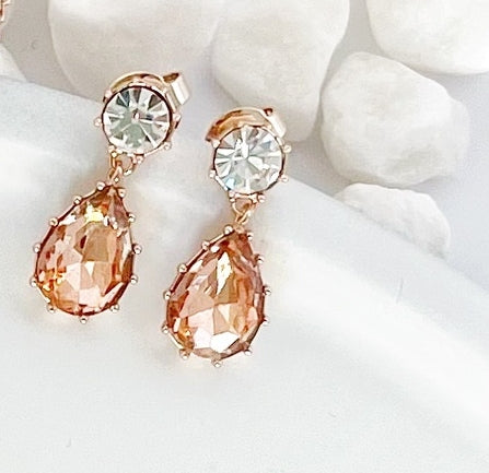 Oliver Weber Earring Aura Rose