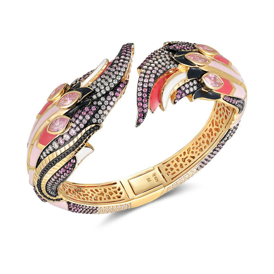 Seinerzeit Armreif Fiola Flamingo Gold