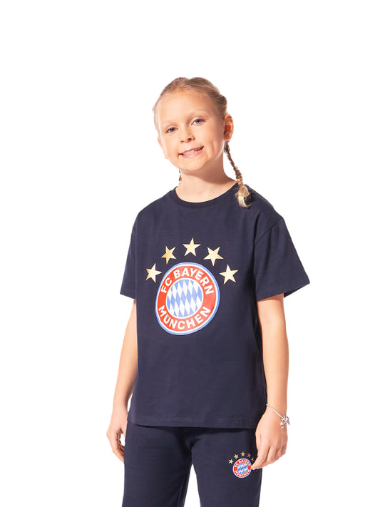 FC Bayern T-Shirt Kids Navy – Offizieller Fanartikel | Allgäu Online Shop