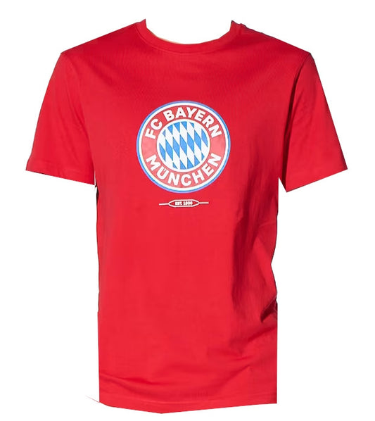 FC Bayern T-Shirt Essential Rot – Offizielles FCB Basic Shirt | Allgäu Shopping