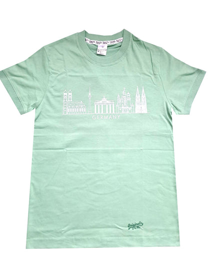 T-Shirt Street Deutschland Sky Blanco verde online kaufen