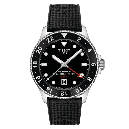 Tissot Armbanduhr GMT Seastar T1208521705100 – Hochwertige Taucheruhr online kaufen im Allgäu-Shop