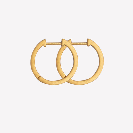 byBiehl Ohrringe Grace Hoop Gold Large - Elegante & Klassische Accessoires für jeden Anlass