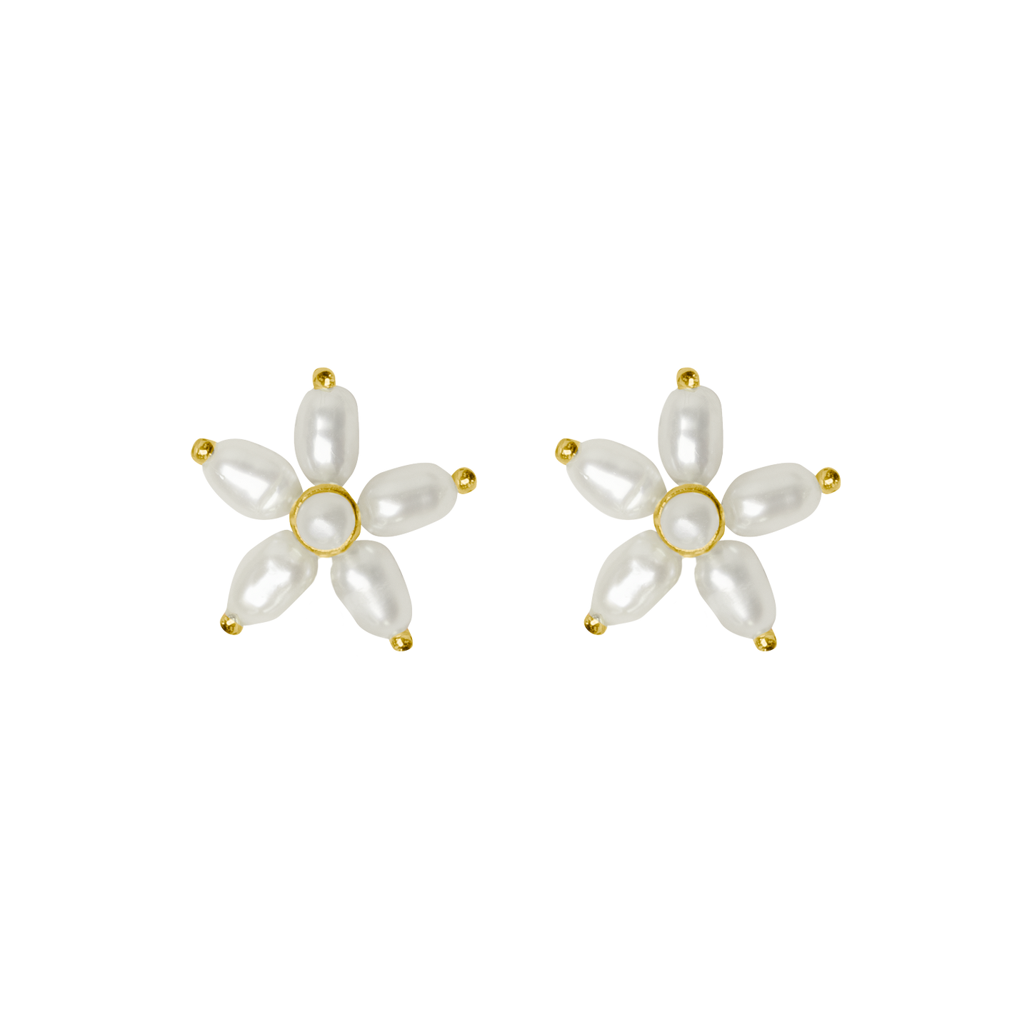 byBiehl Ohrring Gold Pearl Signature Stud