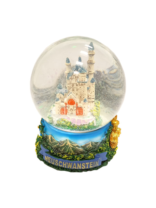 Schneekugel - Schloss Neuschwanstein Romantik Kristallkugel 100mm