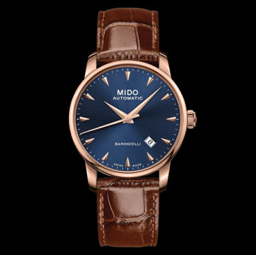 MIDO Armbanduhr Baroncelli  M8600.3.15.8 - Elegante Uhr im Allgäu Online Shop