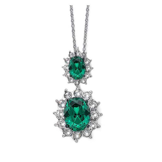 Oliver Weber Pendant Princess Emerald – Elegantes Schmuckstück mit Smaragdgrünem Akzent