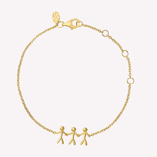 byBiehl Armband Gold Together Family 3 | Eleganter Schmuck bei Allgäu Shopping