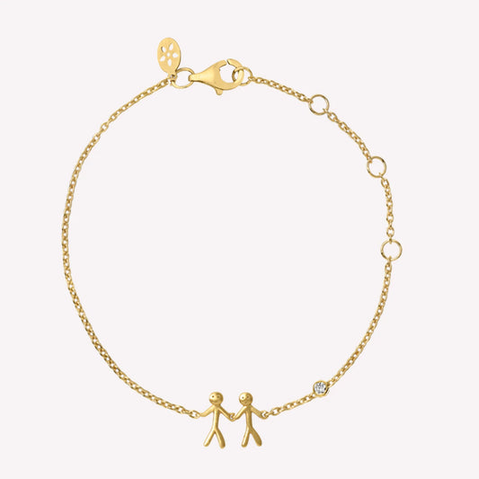 byBiehl Armband Gold Together 2 My Love | Eleganter Schmuck bei Allgäu Shopping