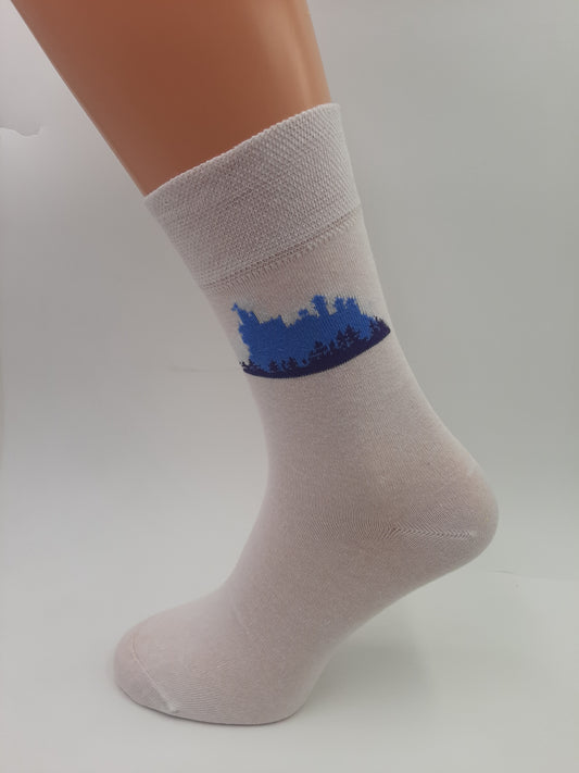 Schloss Neuschwanstein Socken für Erwachsene – Bequeme & Stilvolle Souvenir-Socken im Bayern-Design