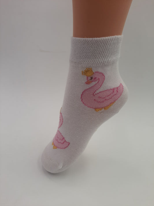 Kleine Schwanenprinzessin Socken für Kinder – Niedliche & Bequeme Kindersocken