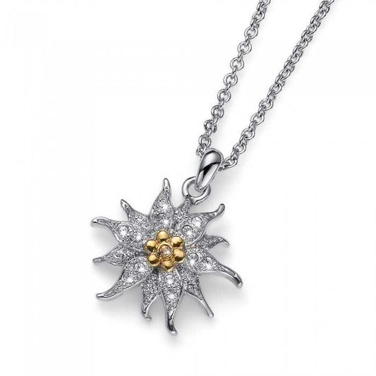 Necklace-Halskette Edelweiss classic