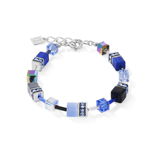 COEUR DE LION Armband blau-grau